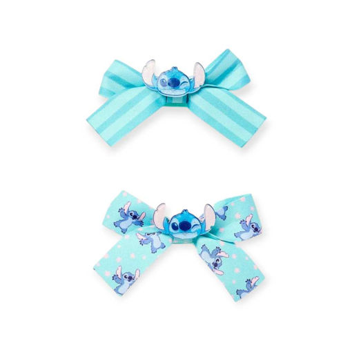 Picture of STITCH BOW HAIR CLIPS 2 PACK